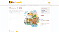 Desktop Screenshot of njsg.njurforbundet.se